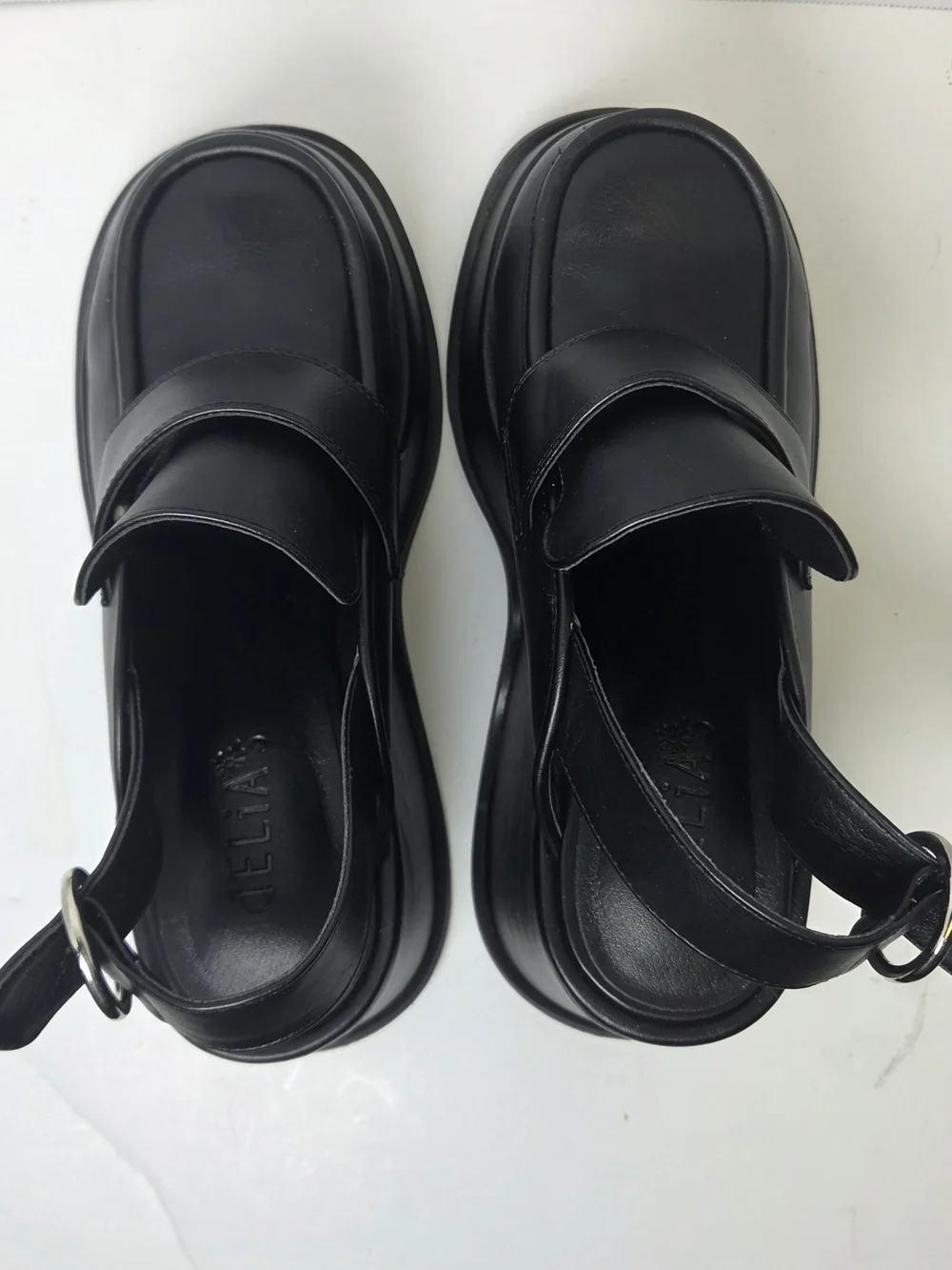 dELiA*s Downtime Platform Slingback Loafers